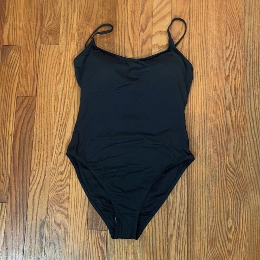 Andie The Full Coverage Amalfi One Piece Swimsuit Black size XL NWT - Picture 3 of 7